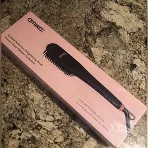 Amika Polished Perfection Thermal Straightening Brush 1.0 - New In Box!
